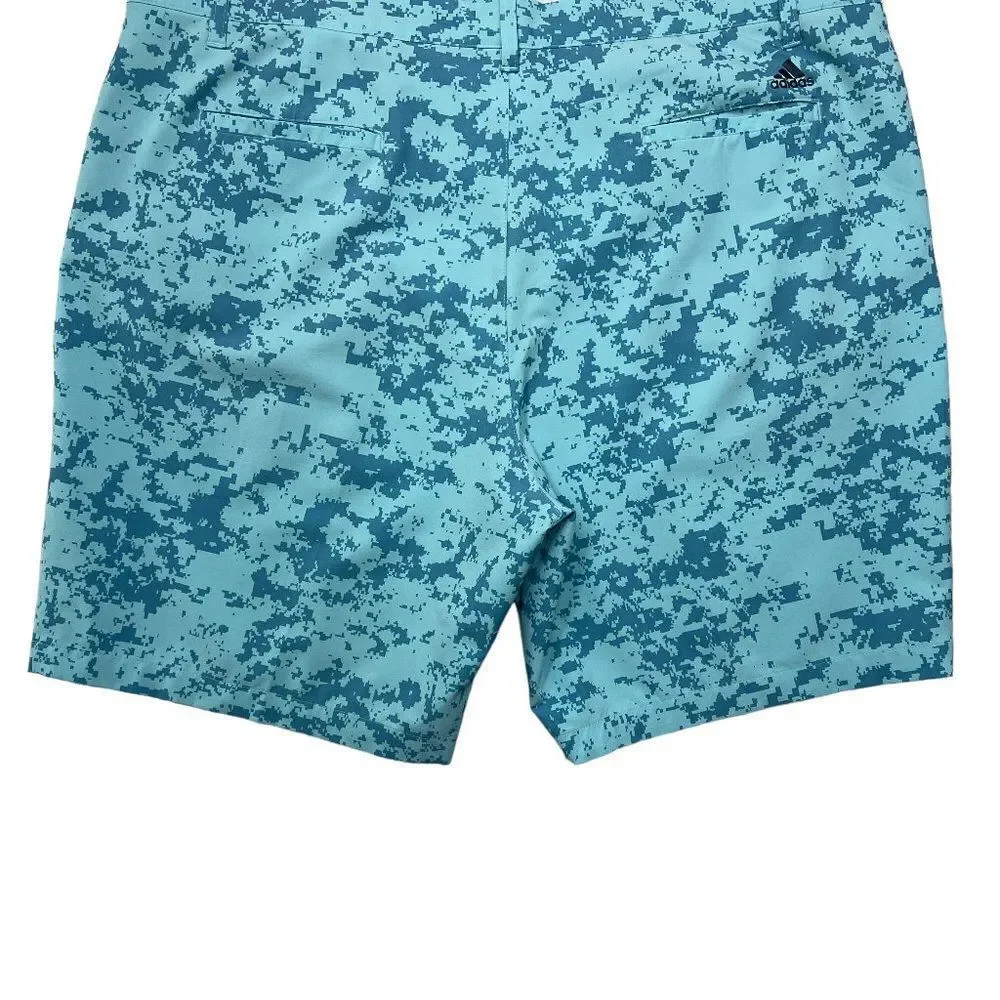 Adidas Ultimate 365 Golf Shorts Men's 42 Blue Camo‎ Athletic Performance Hybrid